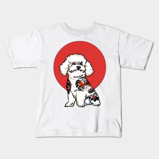 Yakuza Bichon Frise Kids T-Shirt